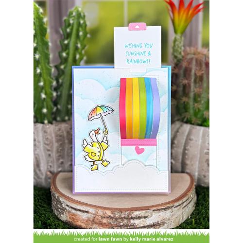 Lawn Fawn - Stamps - Rainbow Sentiments