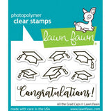 Lawn Fawn - Stamps - All the Grad Caps