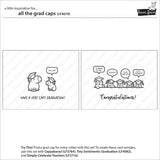 Lawn Fawn - Stamps - All the Grad Caps