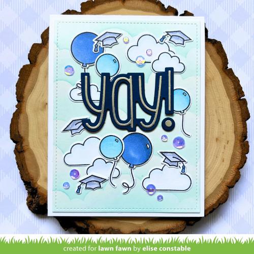 Lawn Fawn - Stamps - All the Grad Caps