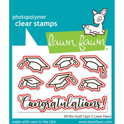 Lawn Fawn - Lawn Cuts - All the Grad Caps Dies