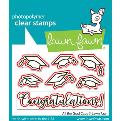 Lawn Fawn - Lawn Cuts - All the Grad Caps Dies