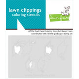 Lawn Fawn - Lawn Clippings - All the Grad Caps Coloring Stencils