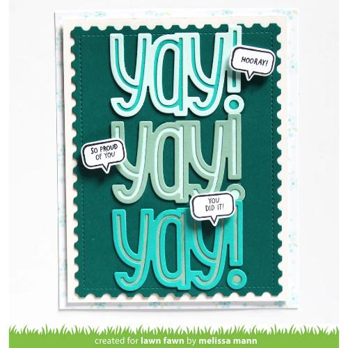 Lawn Fawn - Stamps - Tiny Sentiments: Graduation