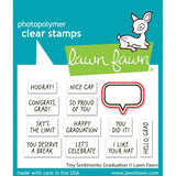 Lawn Fawn - Lawn Cuts - Tiny Sentiments: Graduation Dies