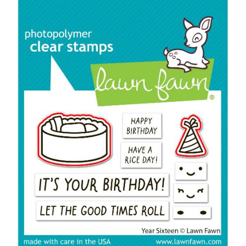 Lawn Fawn - Lawn Cuts - Year Sixteen Dies