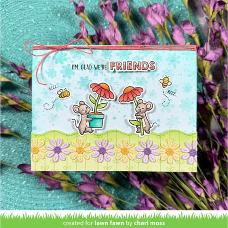 Lawn Fawn - Lawn Cuts - Daisy Border Dies