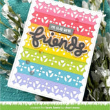 Lawn Fawn - Lawn Cuts - Folksy Tulip Border Die
