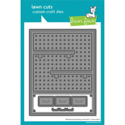 Lawn Fawn - Lawn Cuts - Workshop Backdrop: Portrait Dies