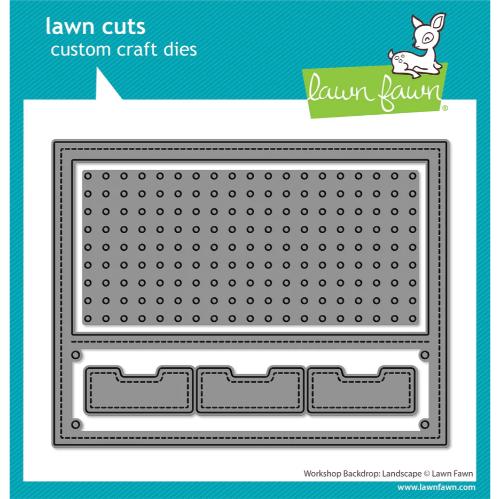 Lawn Fawn - Lawn Cuts - Workshop Backdrop: Landscape Dies
