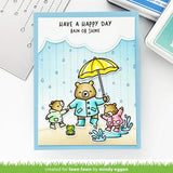 Lawn Fawn - Lawn Cuts - Rainy Day Backdrop: Portrait Dies