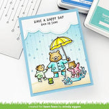 Lawn Fawn - Lawn Cuts - Rainy Day Backdrop: Portrait Dies