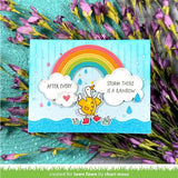 Lawn Fawn - Lawn Cuts - Rainy Day Backdrop: Landscape Dies