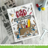 Lawn Fawn - Lawn Clippings - Tool Time Background Stencils