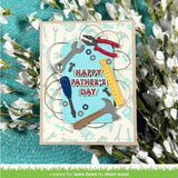 Lawn Fawn - Lawn Clippings - Tool Time Background Stencils
