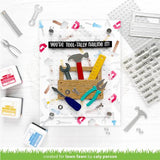 Lawn Fawn - Lawn Clippings - Tool Time Background Stencils