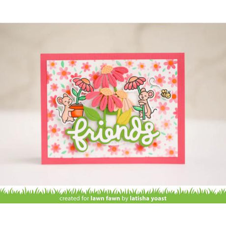 Lawn Fawn - Lawn Clippings - Spring Flowers Stencils