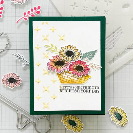 Gina K Designs - STENCIL- Daisies Bloom