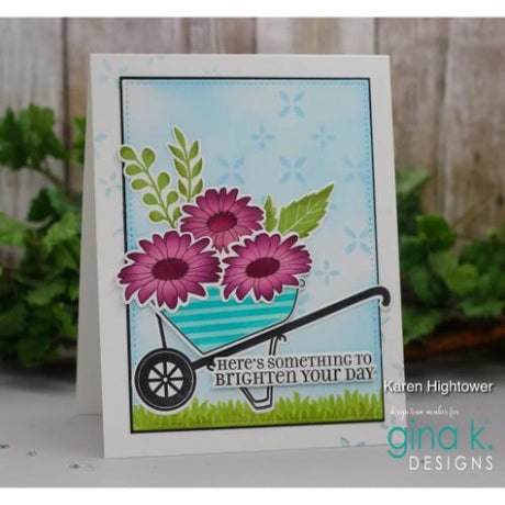 Gina K Designs - STENCIL- Daisies Bloom