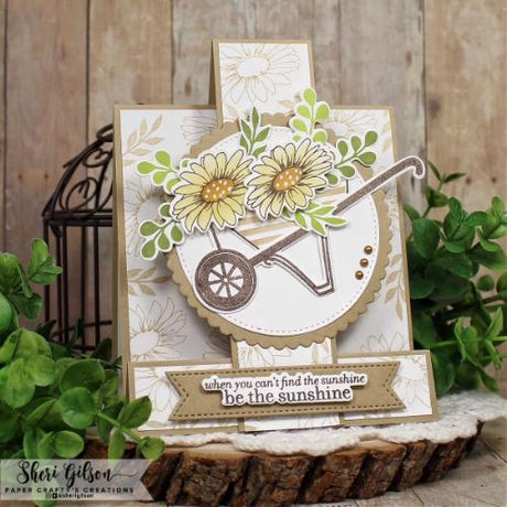 Gina K Designs - STENCIL- Daisies Bloom