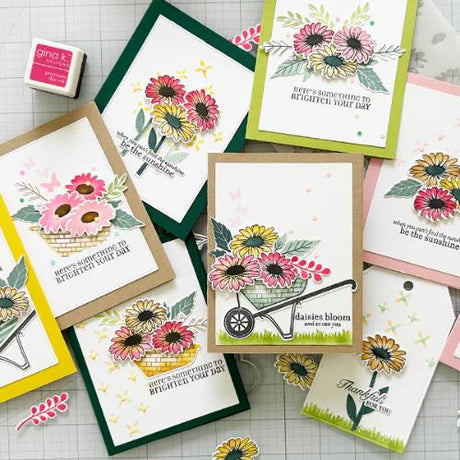 Gina K Designs - STENCIL- Daisies Bloom