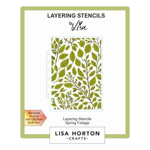 Lisa Horton Crafts Layering Stencils - Spring Foliage