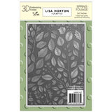 Lisa Horton Crafts Embossing Folder 5"X7" - Spring Foliage