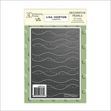 Lisa Horton Crafts - Decorative Pearls 5" x 7" Embossing Folder