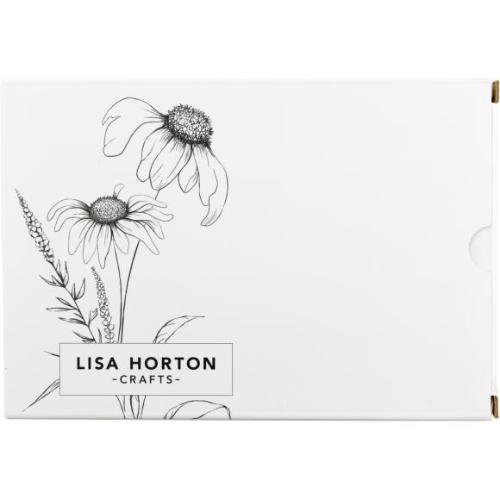 Lisa Horton Crafts 'A Year In Bloom' - Set of 12 - 5” x 7” 3D Embossing Folders - Postage as per Actual