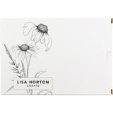 Lisa Horton Crafts 'A Year In Bloom' - Set of 12 - 5” x 7” 3D Embossing Folders - Postage as per Actual