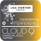 Lisa Horton Crafts Charcoal Gold Shimmer Interference Ink