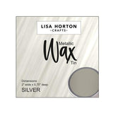 Lisa Horton Crafts - Water Based Wax Tin - Silver #877