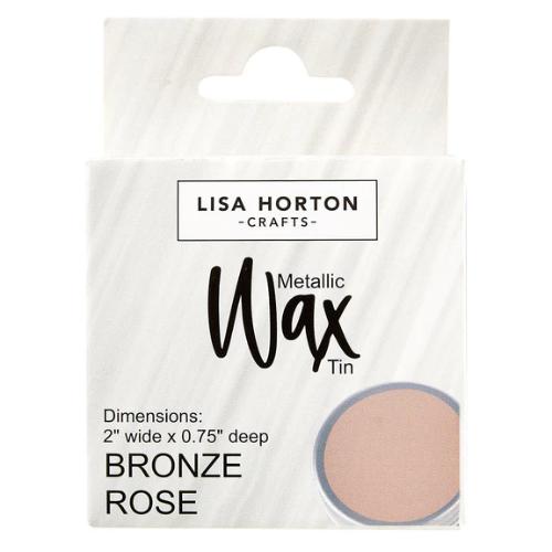 Lisa Horton Crafts - Water Based Wax Tin - Bronze Rose #10412C