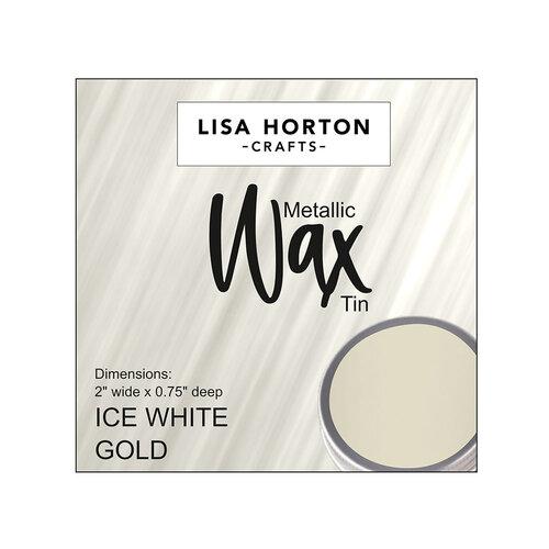 Lisa Horton Crafts - Water Based Wax Tin - Ice White Gold #2