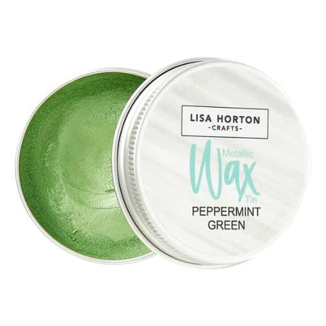 Lisa Horton Crafts - Water Based Wax Tin - Peppermint Green #355