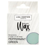 Lisa Horton Crafts - Water Based Wax Tin - Peppermint Green #355