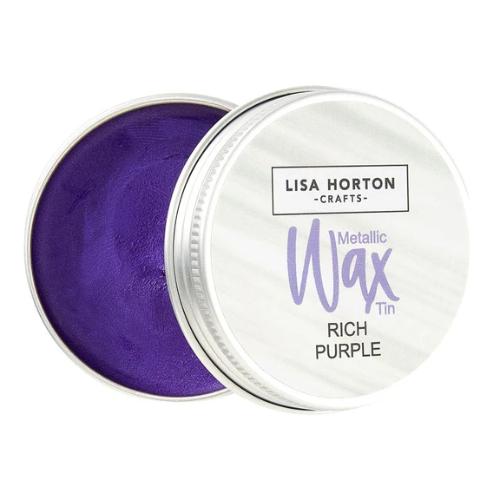 Lisa Horton Crafts - Water Based Wax Tin - Rich Purple #266