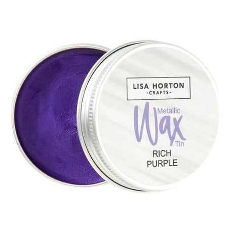 Lisa Horton Crafts - Water Based Wax Tin - Rich Purple #266