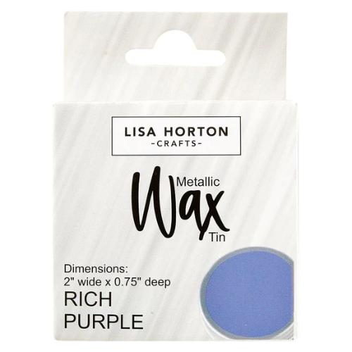 Lisa Horton Crafts - Water Based Wax Tin - Rich Purple #266