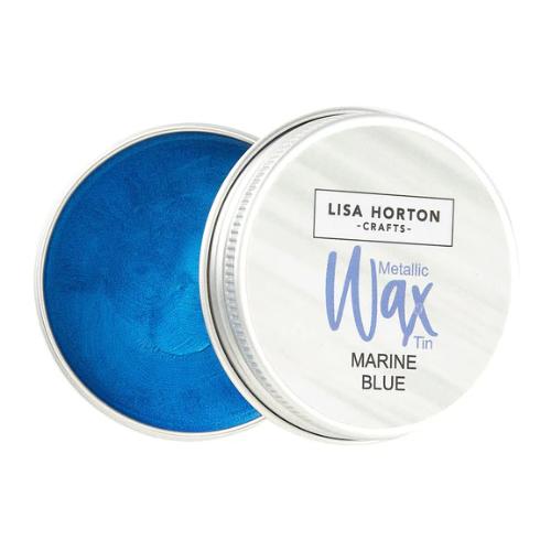 Lisa Horton Crafts - Water Based Wax Tin - Marine Blue #293