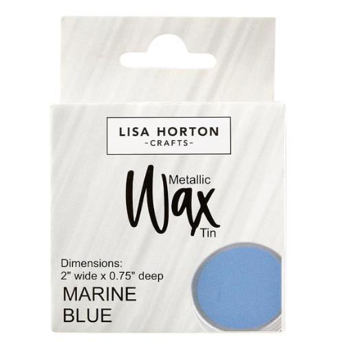 Lisa Horton Crafts - Water Based Wax Tin - Marine Blue #293