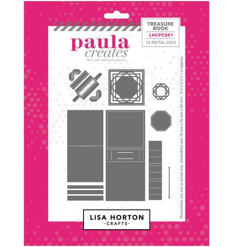 Lisa Horton Crafts Paula Creates Die Set Treasure Book