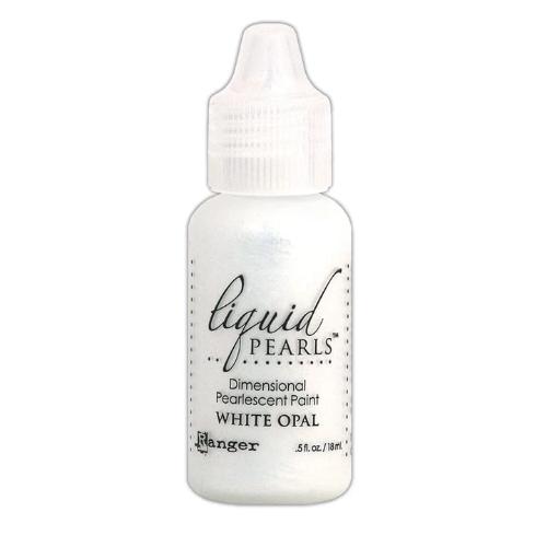Ranger Liquid Pearls Dimensional Pearlescent Paint .5oz White Opal