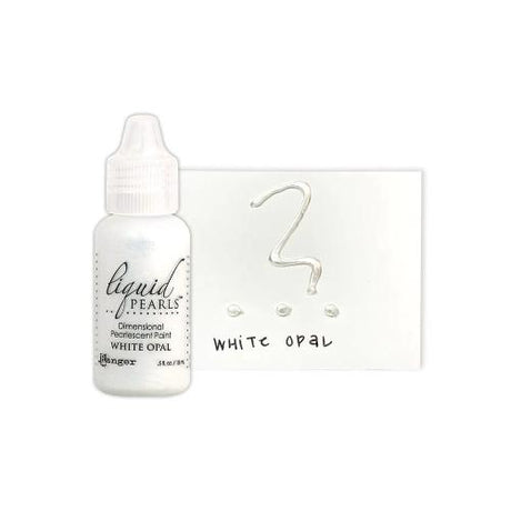 Ranger Liquid Pearls Dimensional Pearlescent Paint .5oz White Opal