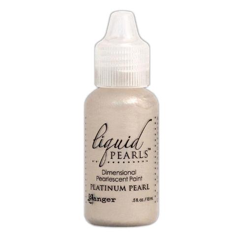 Ranger Liquid Pearls Dimensional Pearlescent Paint .5oz Platinum