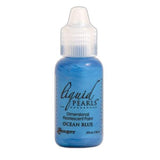 Ranger Liquid Pearls Dimensional Pearlescent Paint .5oz Ocean Blue
