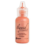 Ranger Liquid Pearls Dimensional Pearlescent Paint .5oz Coral