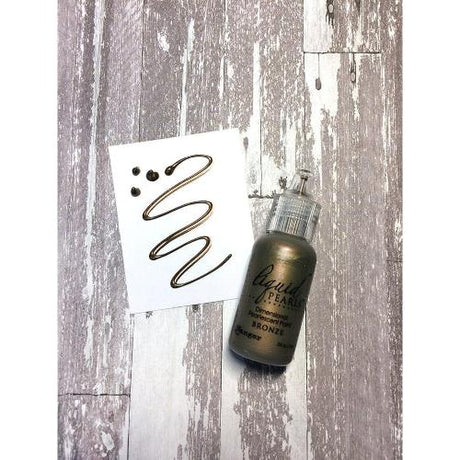 Ranger Liquid Pearls Dimensional Pearlescent Paint .5oz Bronze