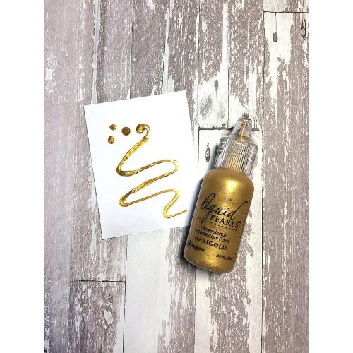 Ranger Liquid Pearls Dimensional Pearlescent Paint .5oz Marigold