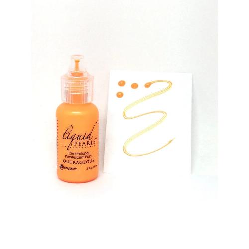 Ranger Liquid Pearls Dimensional Pearlescent Paint .5oz Outrageous